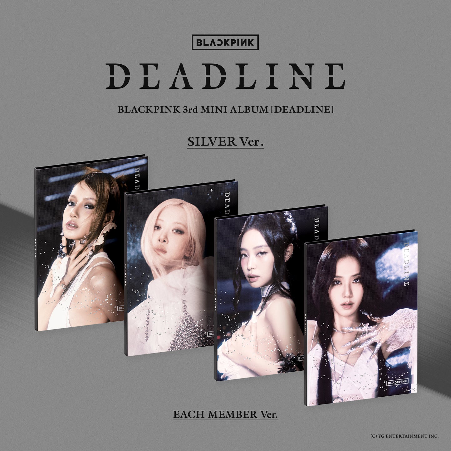 BLACKPINK - DEADLINE 3rd Mini Album SILVER Ver.