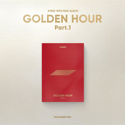 ATEEZ - 10th Mini Album GOLDEN HOUR Part. 1 POCA Version