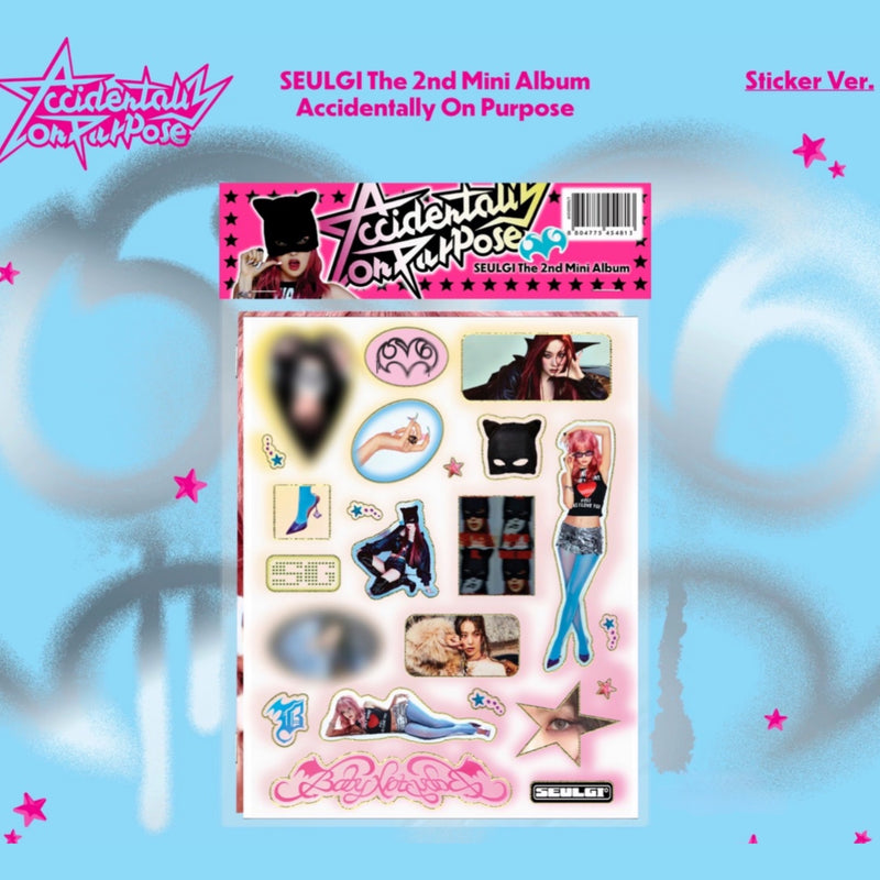Red Velvet SEULGI - Accidentally On Purpose 2nd Mini Album STICKER