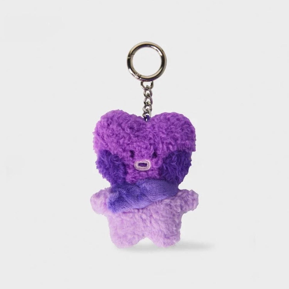 BT21 Official Mini Minini Doll Keyring Purple of Wish Edition