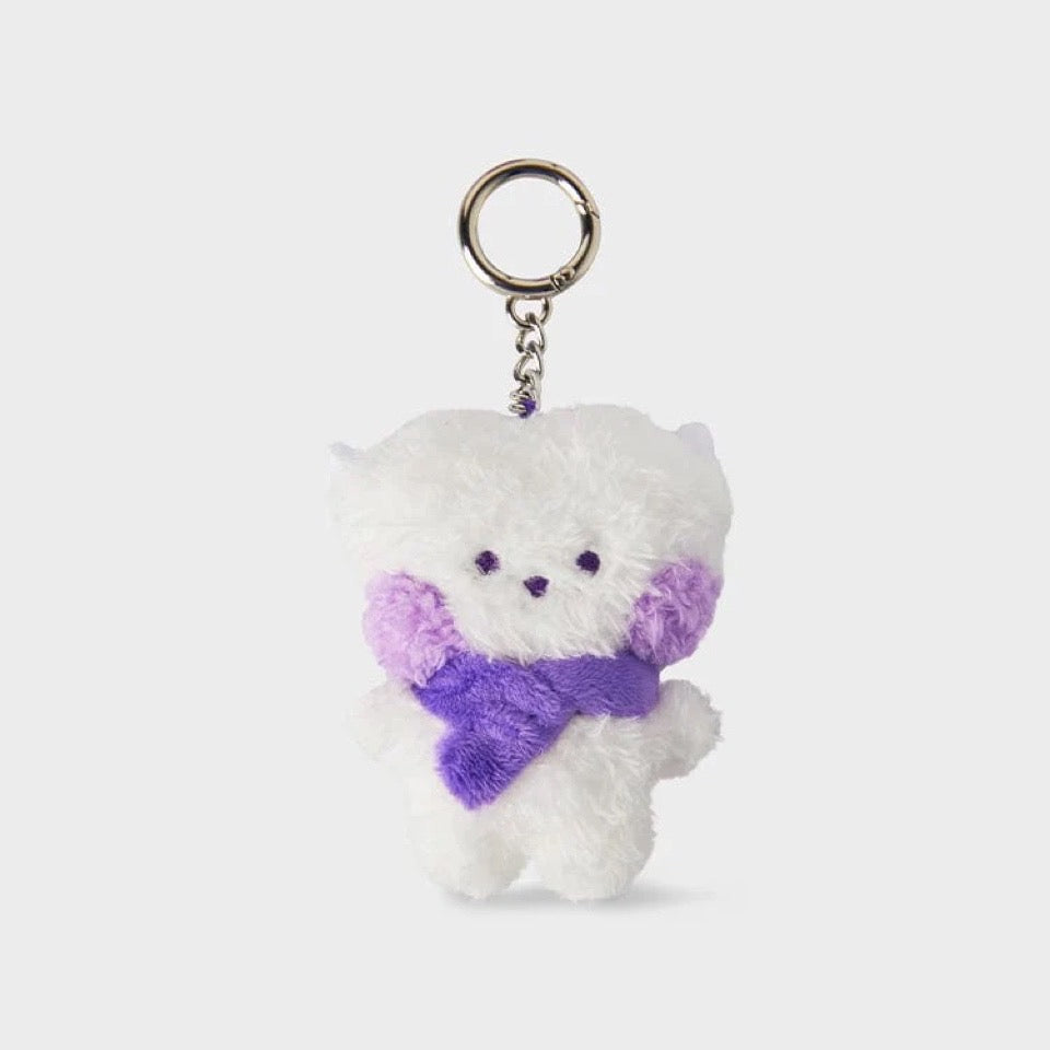 BT21 Official Mini Minini Doll Keyring Purple of Wish Edition
