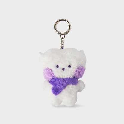 BT21 Official Mini Minini Doll Keyring Purple of Wish Edition