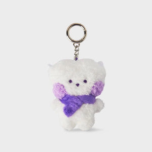 BT21 Official Mini Minini Doll Keyring Purple of Wish Edition
