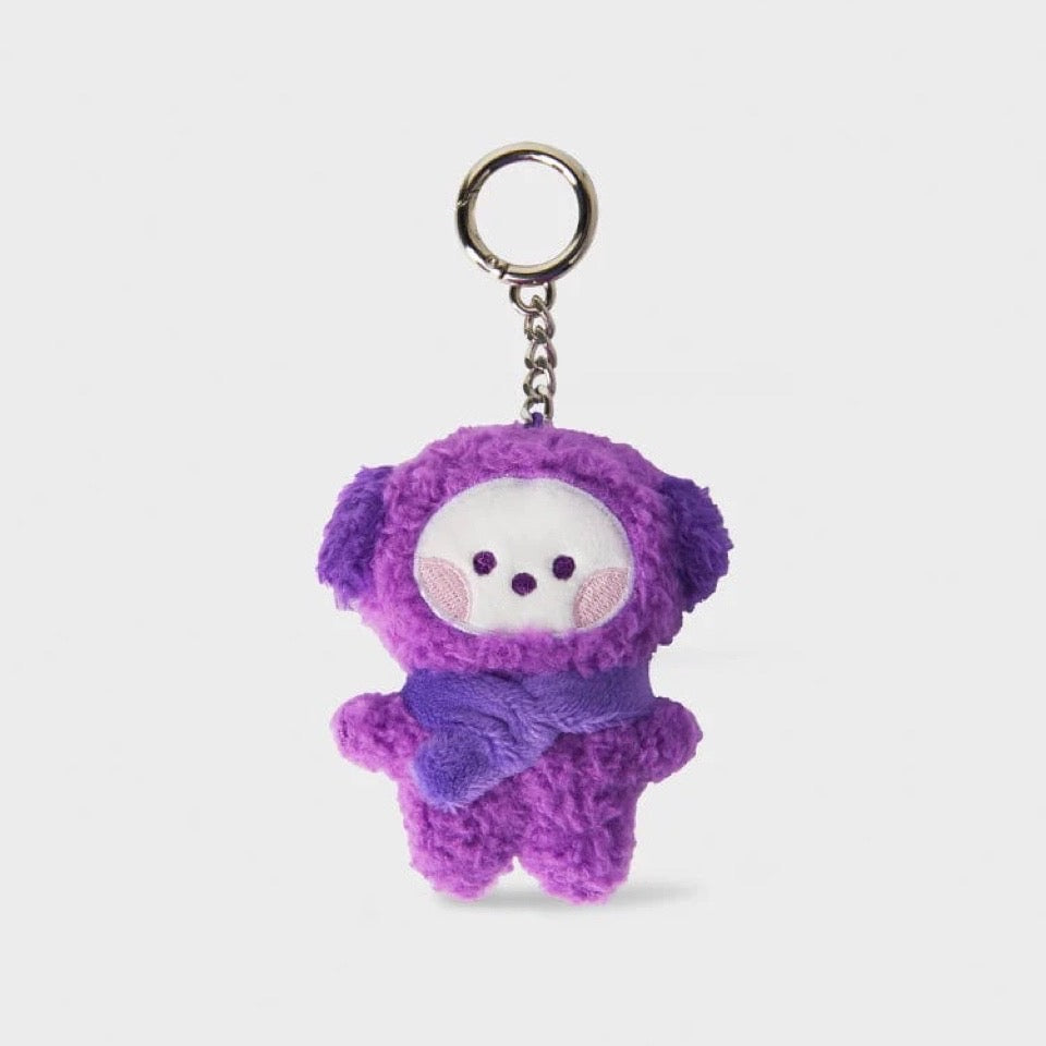 BT21 Official Mini Minini Doll Keyring Purple of Wish Edition