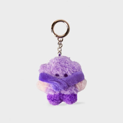 BT21 Official Mini Minini Doll Keyring Purple of Wish Edition
