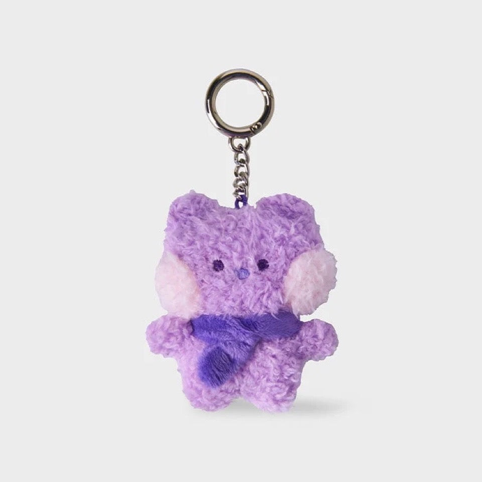BT21 Official Mini Minini Doll Keyring Purple of Wish Edition