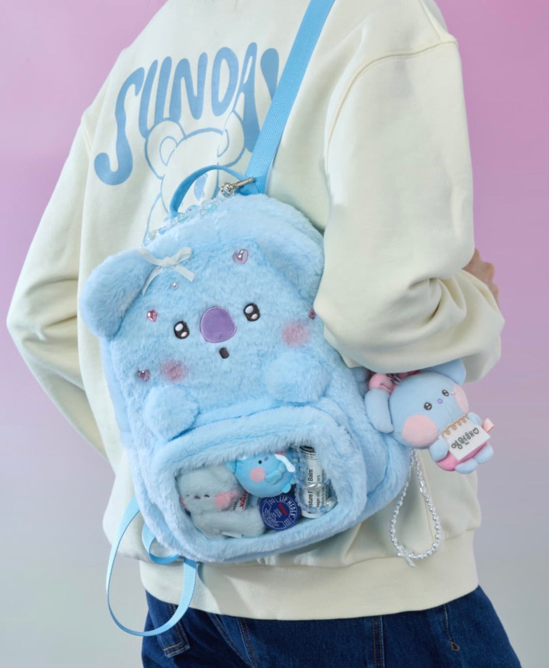 BT21 Official Ribboned U Pocket Mini Bag