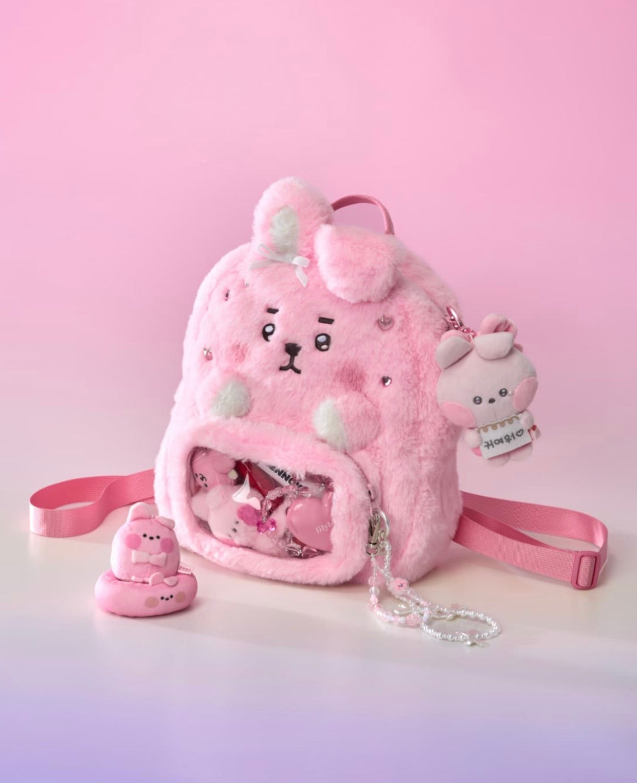 BT21 Official Ribboned U Pocket Mini Bag