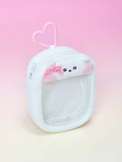 BT21 Official Ribboned U PVC Clear Bag Charm Pouch