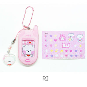 BT21 Official Minini Retro Phone Keyring