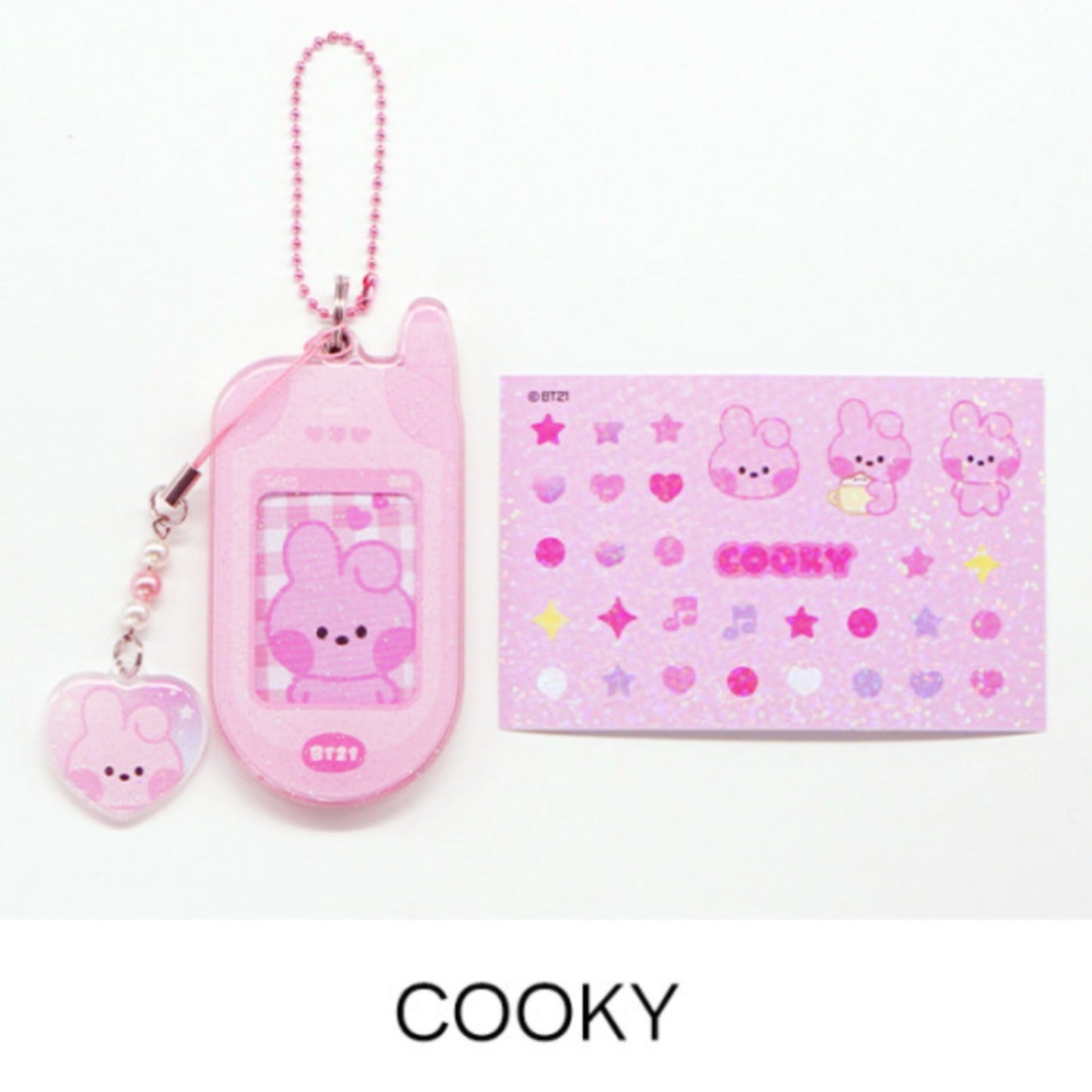 BT21 Official Minini Retro Phone Keyring