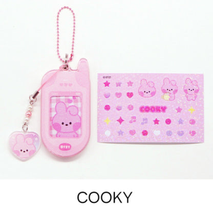 BT21 Official Minini Retro Phone Keyring