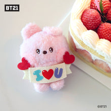 BT21 minini Official I LOVE U Plush Keyring