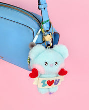 BT21 minini Official I LOVE U Plush Keyring