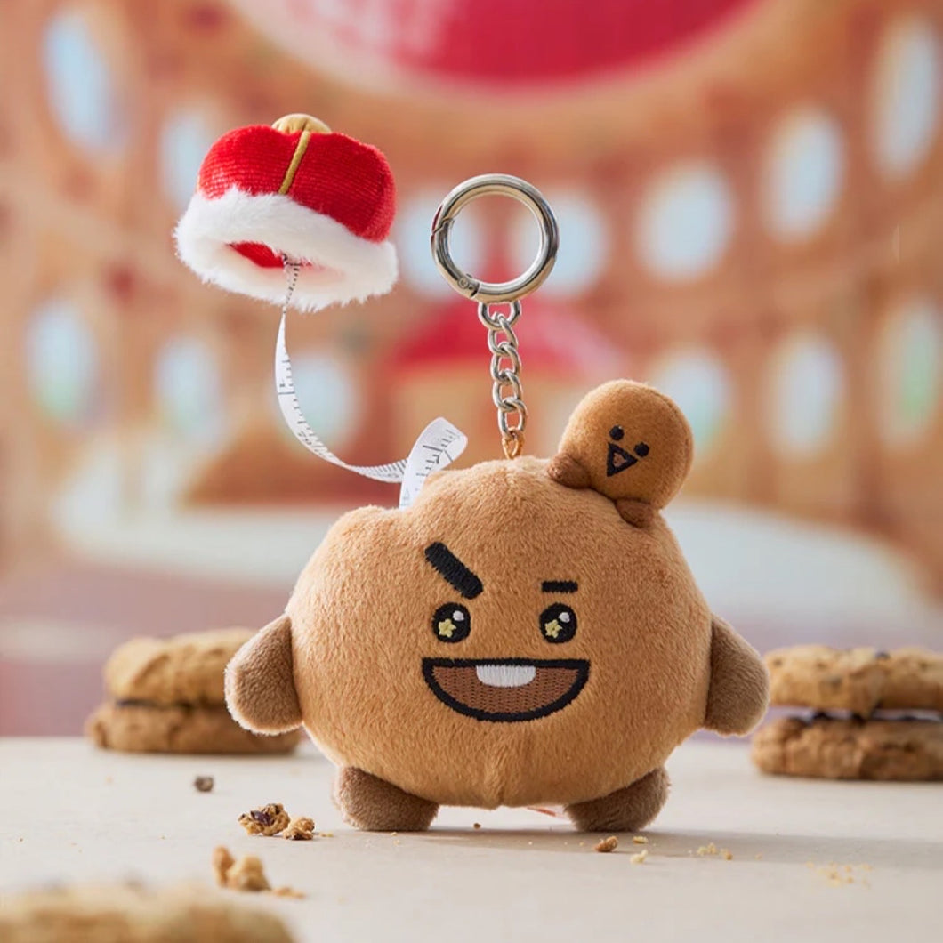 BT21 Official SHOOKY THE KING Measuring Tape Plush Keyring