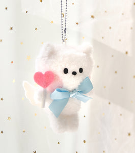 BT21 minini Official ANGEL Plush Keyring