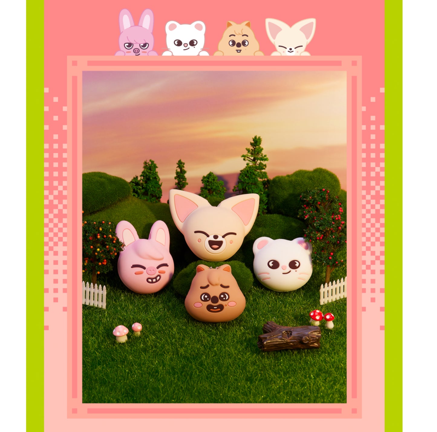 STRAY KIDS Official SKZOO TAMAGOTCHI & CASE SET