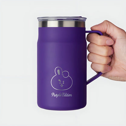 BT21 Official COOKY LocknLock Tumbler 600ml Purple of Wish Edition