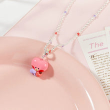 BT21 x SANFU Official 925 Silver Pin Necklace Lucky Day Ver