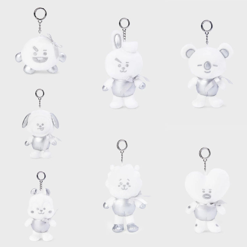 BT21 Official Doll Keyring Silver Edition – K-STAR