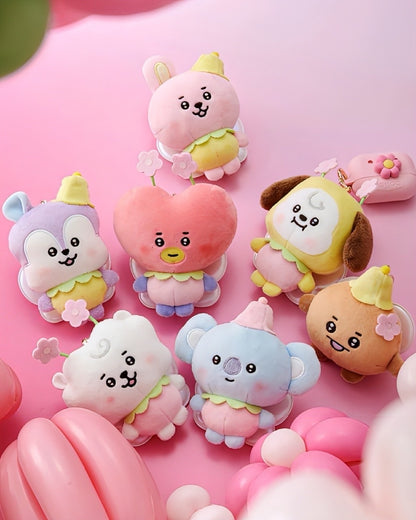 BT21 Baby Official SPRING FAIRY Plush Keyring