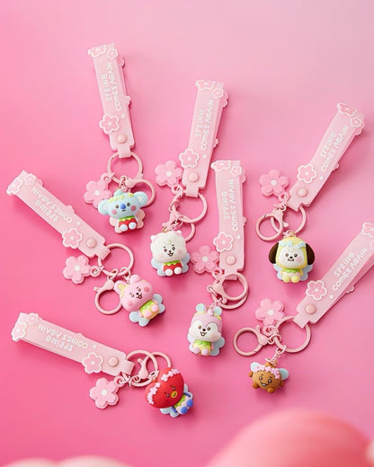 BT21 Baby Official SPRING FAIRY Figure Keyring