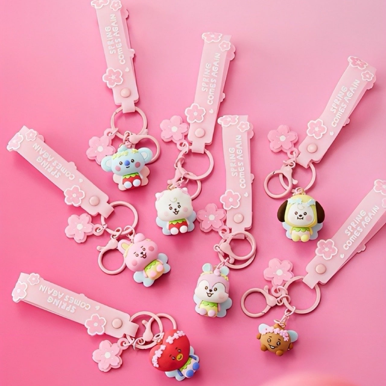 BT21 Baby Official SPRING FAIRY Figure Keyring