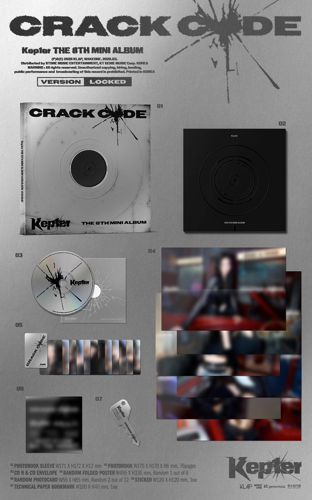 KEP1ER - CRACK CODE 8th Mini Album