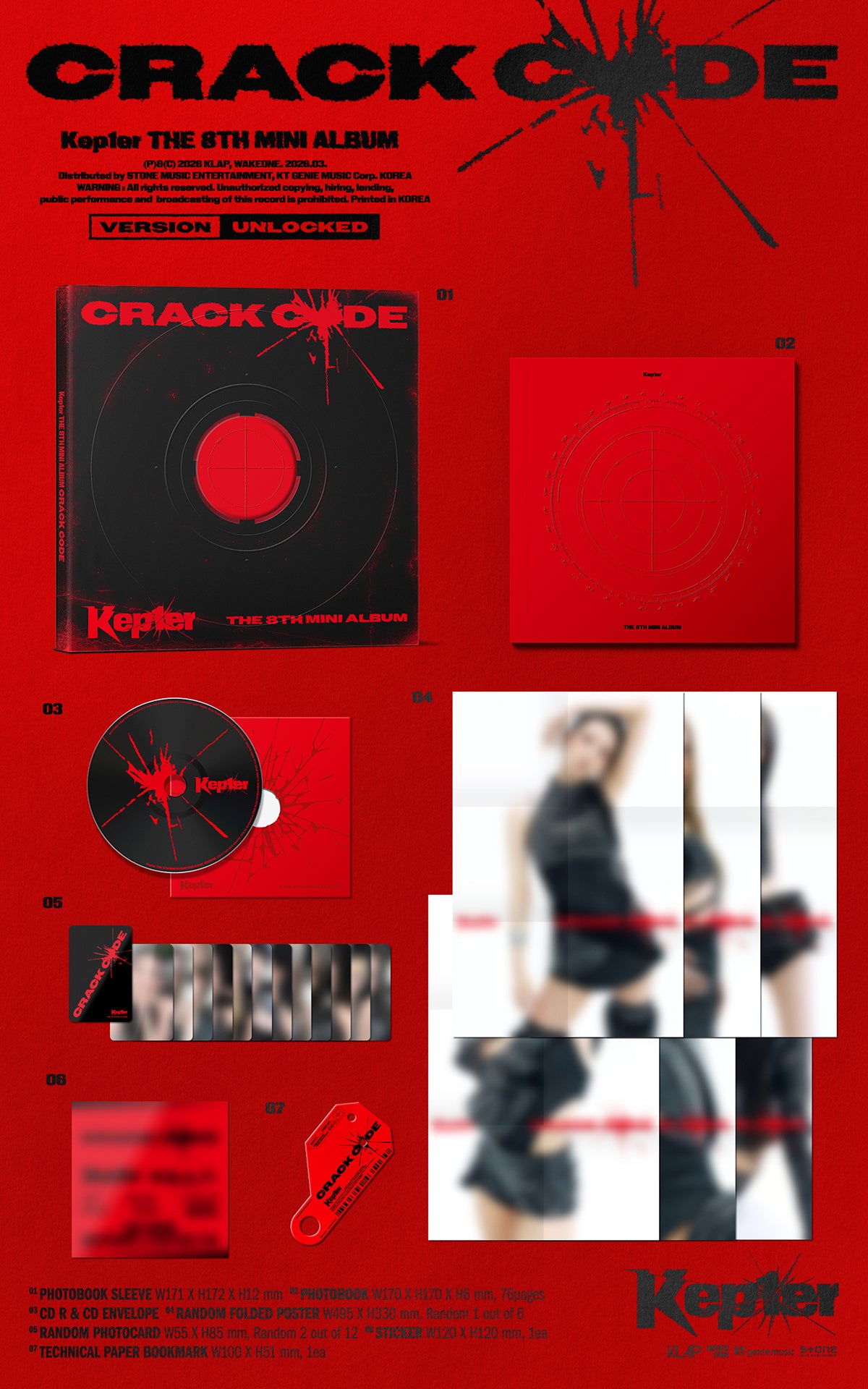 KEP1ER - CRACK CODE 8th Mini Album