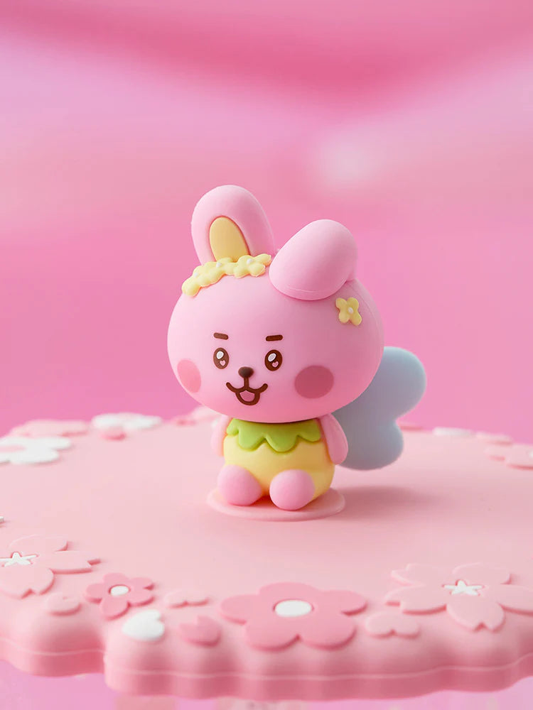 BT21 Baby Official SPRING FAIRY Glass Cup & Lid 340ml