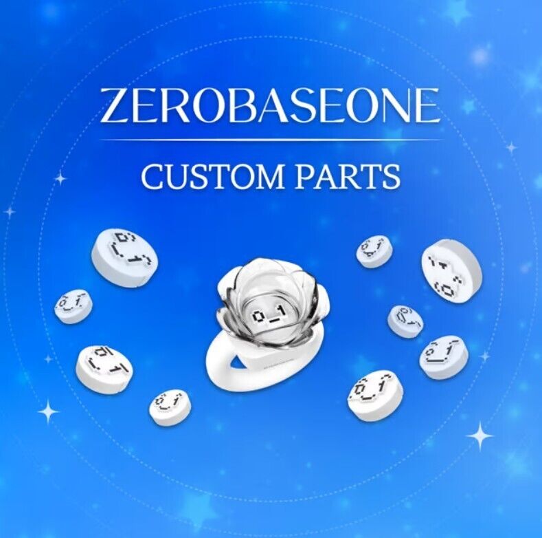 ZEROBASEONE ZB1 - BLUE PARADISE POP-UP Store Official Light Stick Custom Parts