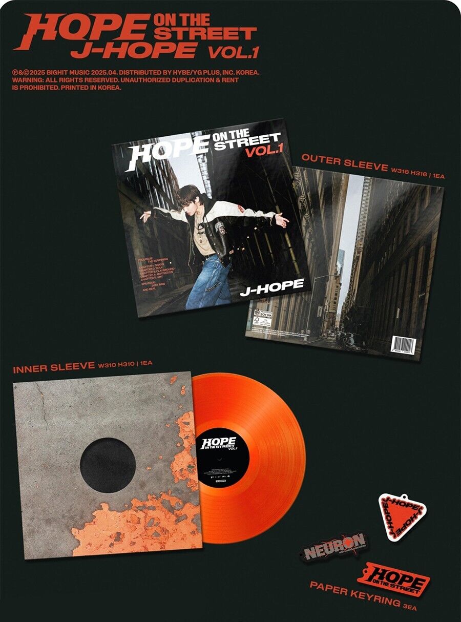 BTS J-HOPE - HOPE ON THE STREET Vol.1 Vinyl LP Version