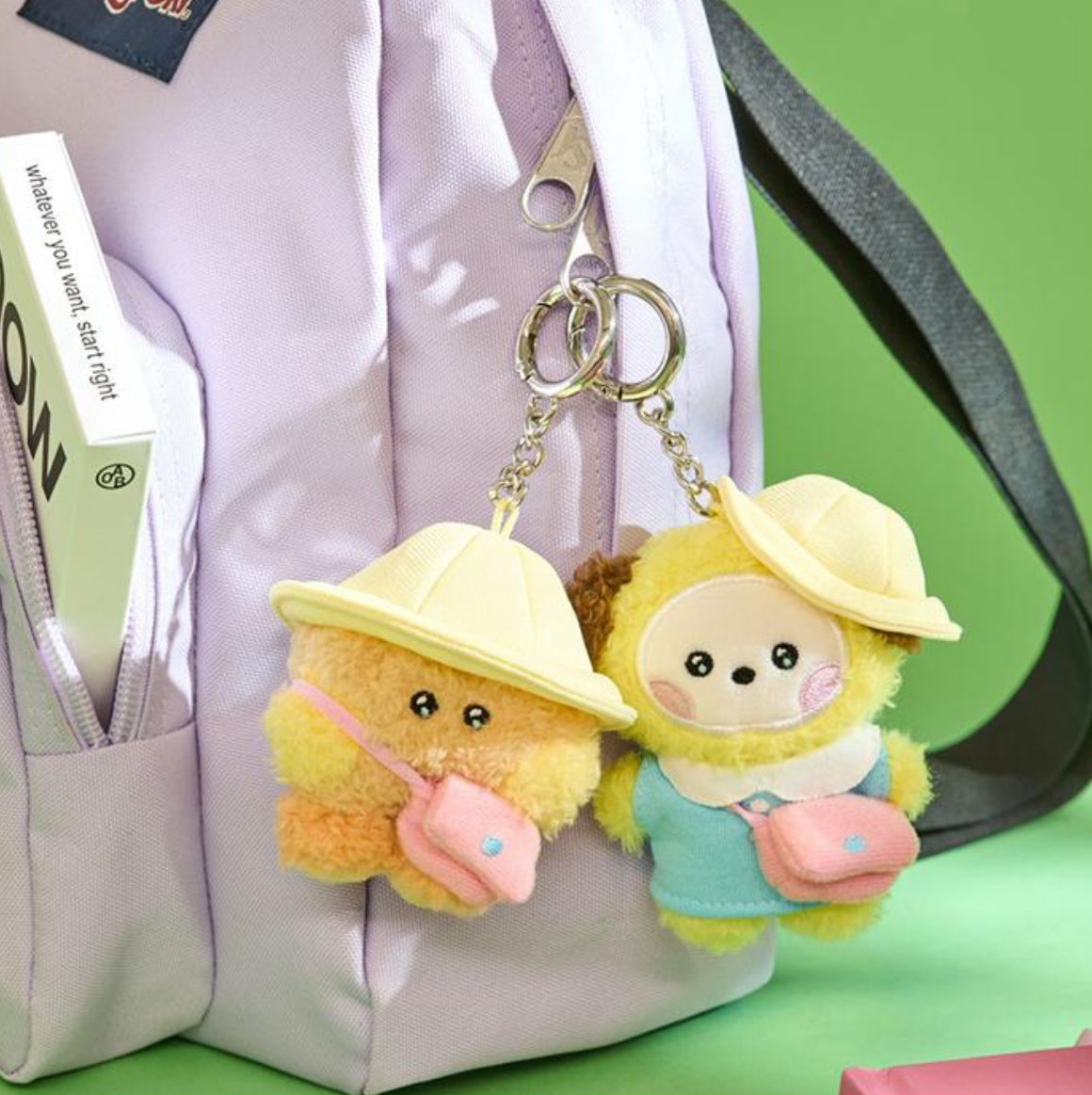 BT21 mini minini Official Picnic Mate Plush Keyring