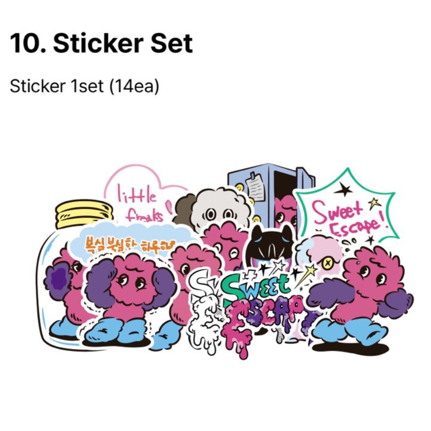 SHINee KEY - Mr FREAK'S LAB SWEET ESCAPE Pop Up Store Official MD