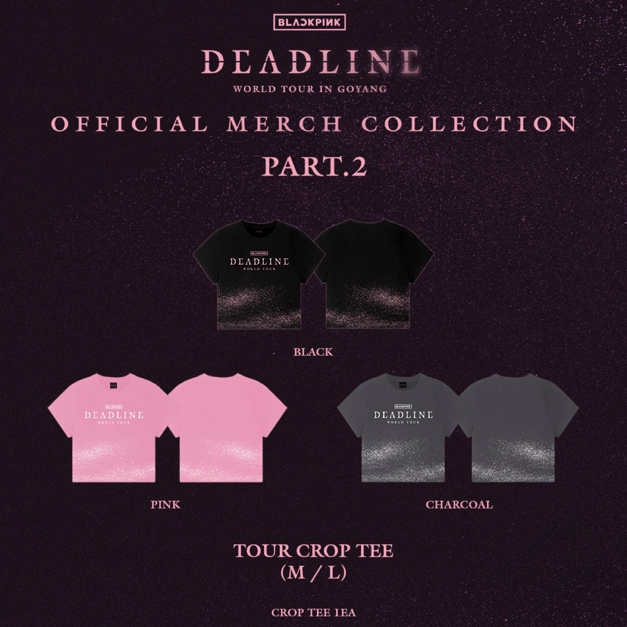 BLACKPINK DEADLINE WORLD TOUR IN GOYANG Official MD Part.2
