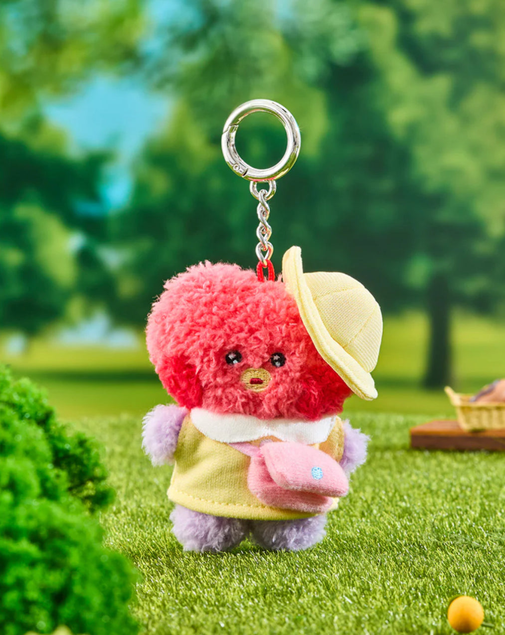 BT21 mini minini Official Picnic Mate Plush Keyring