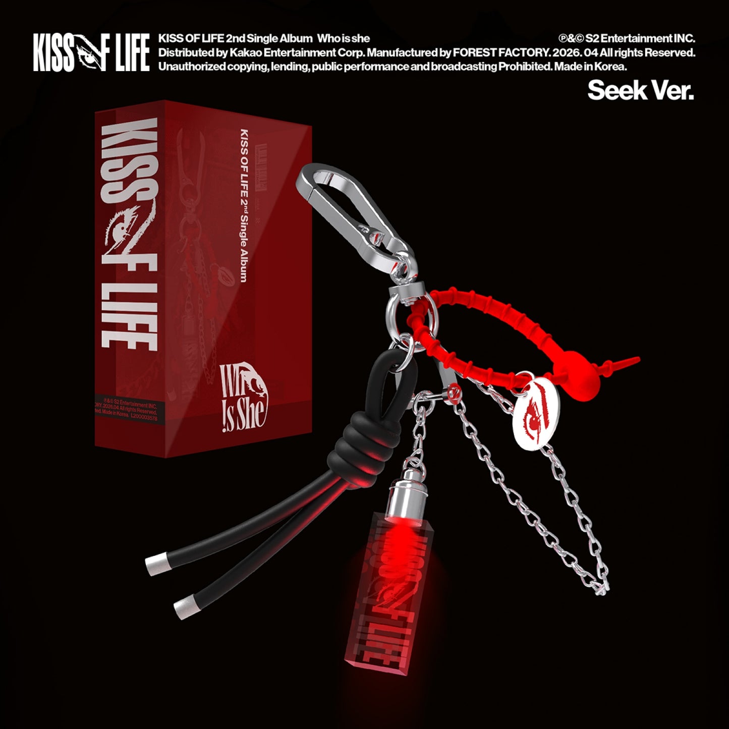 KISS OF LIFE - WHO IS SHE 2nd Single Album SEEK Ver