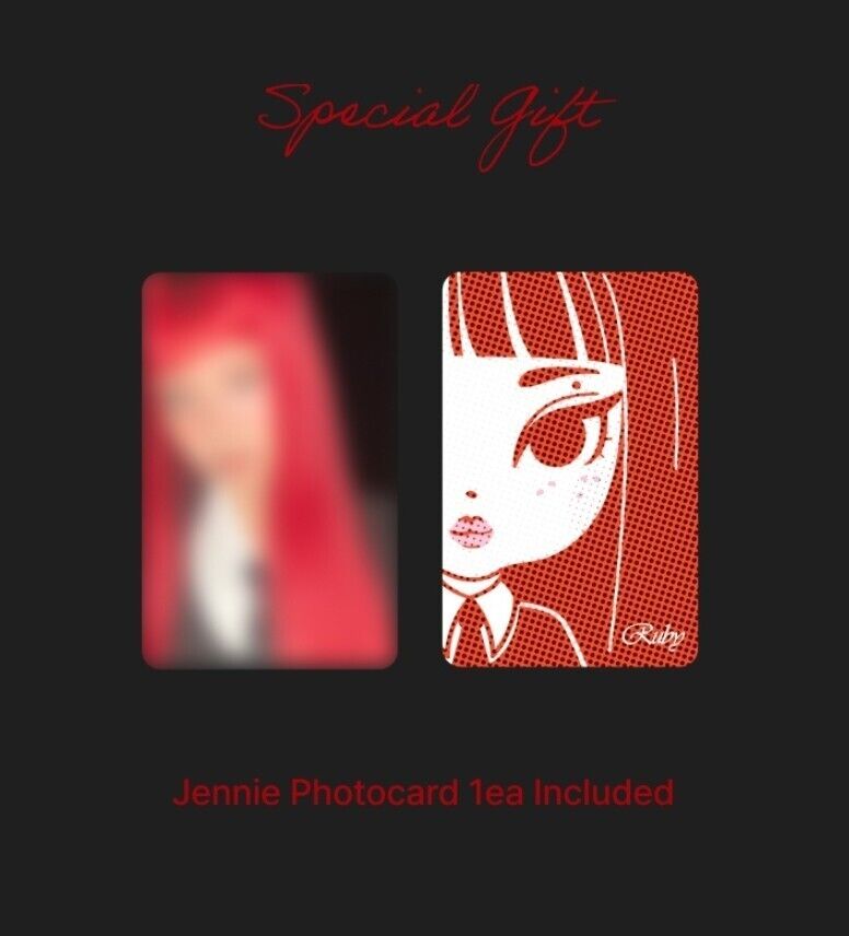 BLACKPINK JENNIE - RUBY Official Figure Keychain Official MD