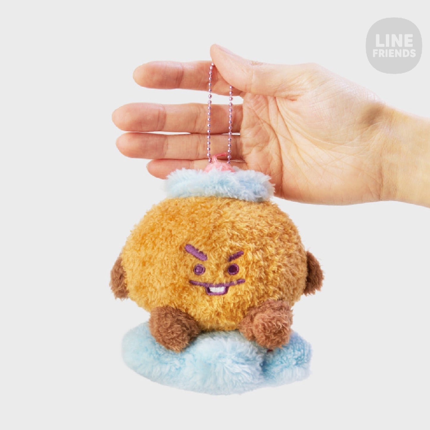 BT21 Official On The Cloud Doll Keyring