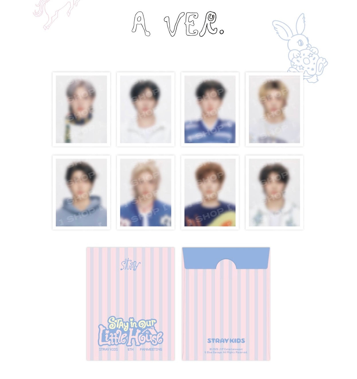 straykids トレカ　8種　×5 ペンミ　little house スキズ STRAY KIDS SKZ 6th Fanmeeting STAY IN OUR LITTLE HOUSE Official MD