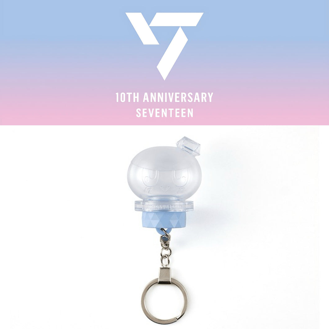 SEVENTEEN Official BONGBONGEE Light Stick Parts Keyring 10th Anniversary