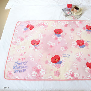 BT21 minini Official Cherry Blossom Blanket