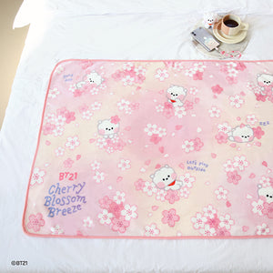 BT21 minini Official Cherry Blossom Blanket