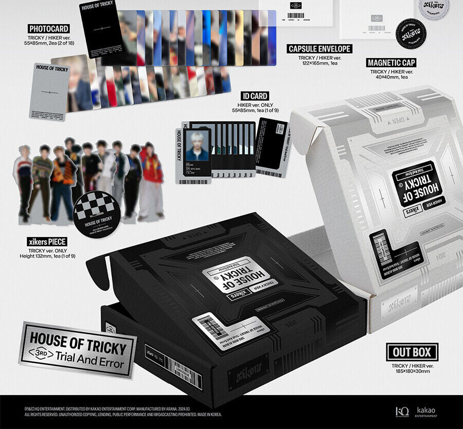 XIKERS - House Of Tricky : Trial and Error 3rd Mini Album