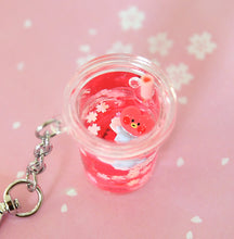 BT21 minini Official Cherry Blossom Water Keyring