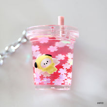 BT21 minini Official Cherry Blossom Water Keyring