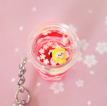 BT21 minini Official Cherry Blossom Water Keyring