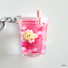 BT21 minini Official Cherry Blossom Water Keyring