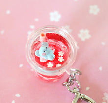 BT21 minini Official Cherry Blossom Water Keyring