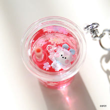 BT21 minini Official Cherry Blossom Water Keyring